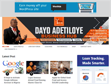 Tablet Screenshot of dayoadetiloye.com